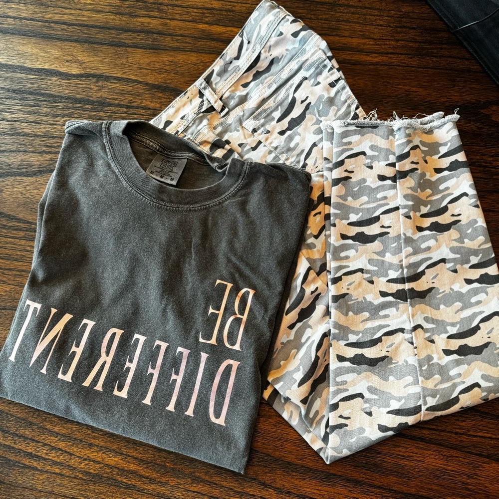 Custom T-shirt - “Be Different” - your color choice of shirt and design